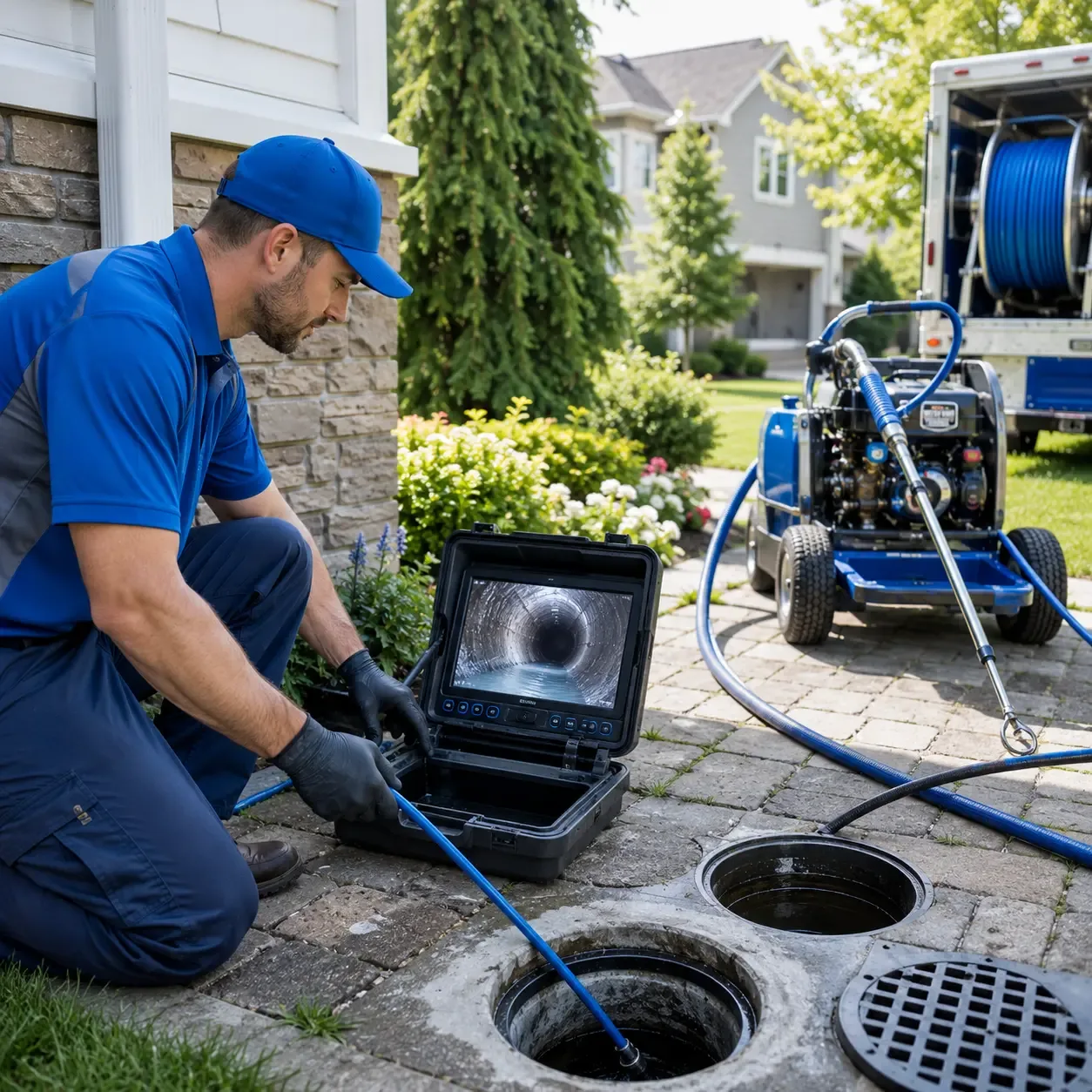 Outdoor drain cleaning professionals serving Spray, OR